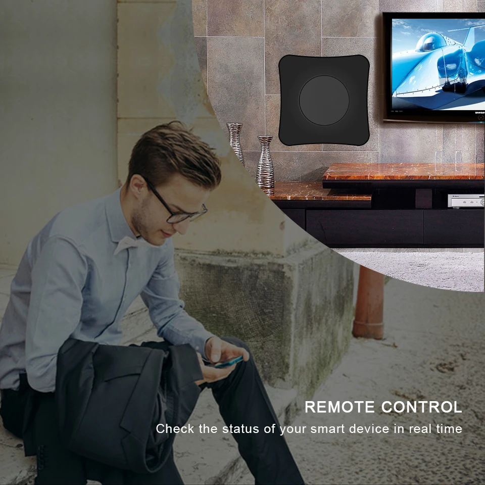 Новая версия беспроводного универсального удаленного концентратора BroadLink RM4 Pro с
