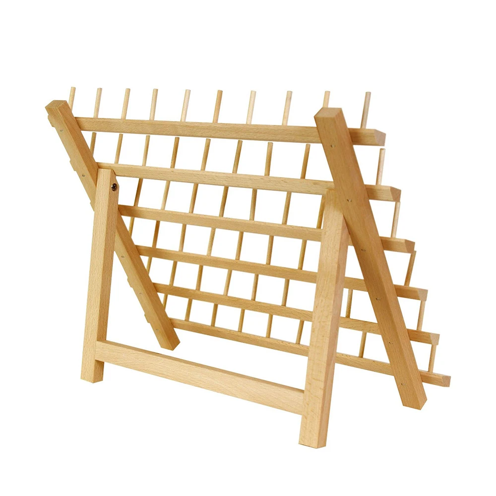 60 оси Рама складной Катушка стеллаж для хранения швейная катушка с нитками можно