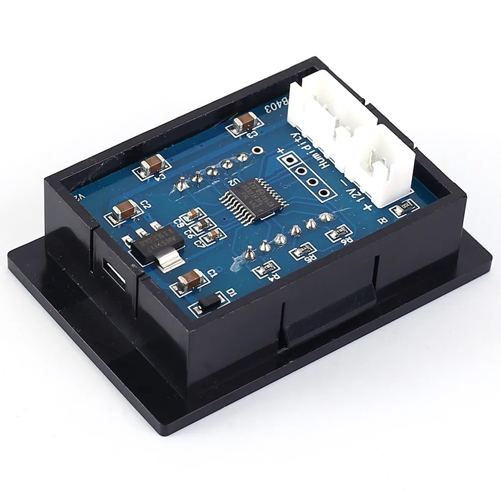 Цифровой гигрометр 0-99% RH измеритель влажности 12 В постоянного тока встроенный