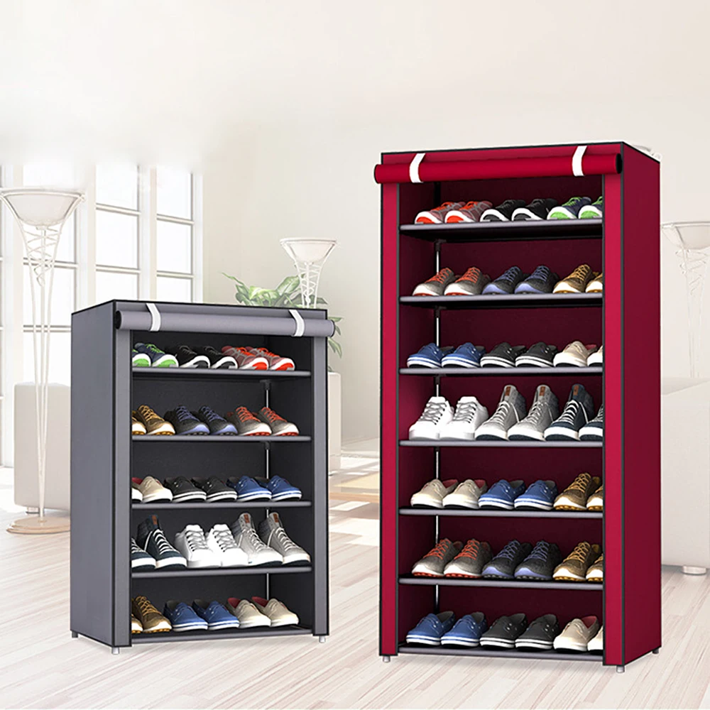 

Multi-layer shoe Cabinet rack cabinets organizer DIY Assembled Space-saving shelf home Dorm furniture Storage Closet Dustproof