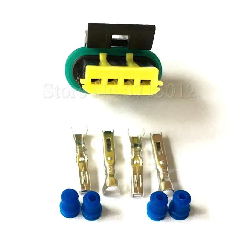 Водонепроницаемый Автомобильный Электрический проводной разъем 4 отверстия