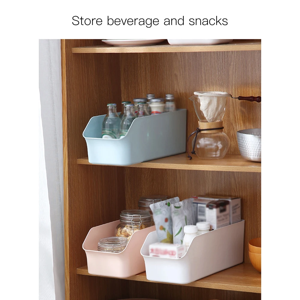 

Home Use Sundries Organizer Bathroom Kitchen Bedroom Desktop Fruits Vegetables Snacks Storage Container
