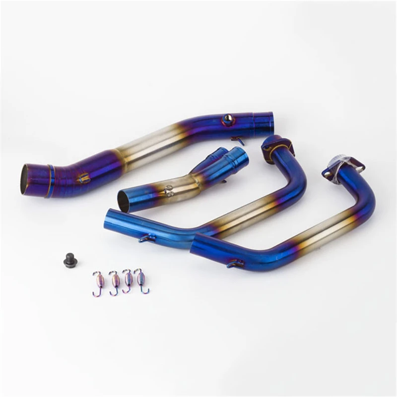 

Motorcycle Modified Exhaust Pipe Muffler Middle Section R25/R3 2014-2018 MT-03 2016-2020 MT03
