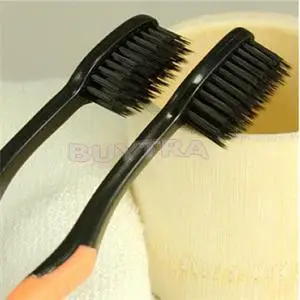 

4PCS/Pack High Quality Bamboo Charcoal Nano Toothbrush Double Ultra Soft Toothbrush for Oral Care