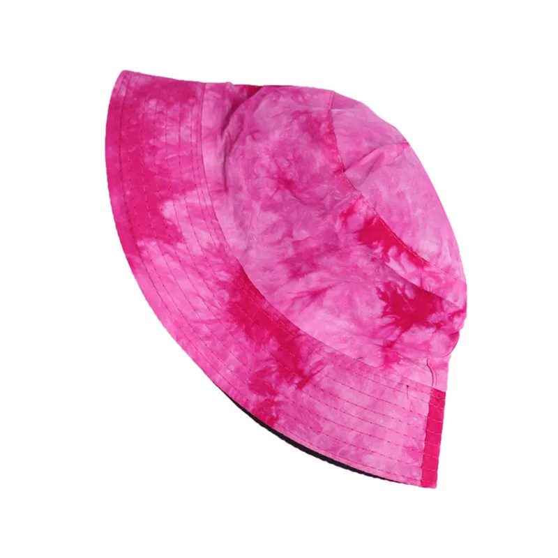 

European And American Hot-Selling Street Fashion Double-Sided Gradient Color Fisherman Hat Tie-Dye Basin Hat