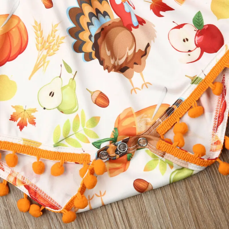 Милый комплект детской одежды для девочек на Хэллоуин одежда без рукавов Турция