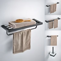 304 stainless steel towel rack thickened and widened upgraded bathroom pendant towel rod perforated