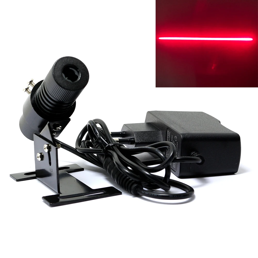 Красный лазерный диодный Линейный модуль-локатор 160 МВт нм с кронштейном +