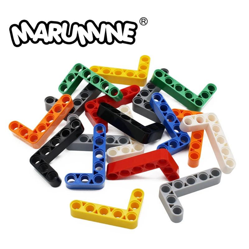 Marumine MOC креативный кирпич 15 шт. технологический луч 3x5 L образный толстый 32526