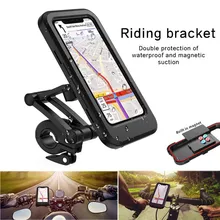 Adjustable Waterproof Bicycle Phone Holder Universal Motorcycle Bike Handlebar Cell Phone Support Mount Bracket for Smartphone