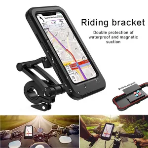 adjustable waterproof bicycle phone holder universal motorcycle bike handlebar cell phone support mount bracket for smartphone free global shipping