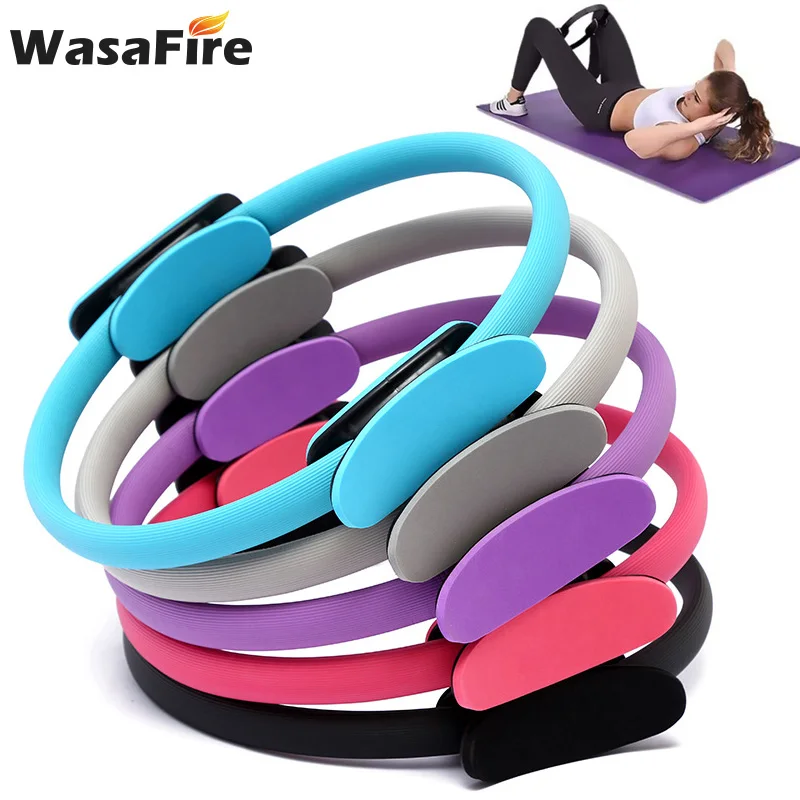 Йога Фитнес Пилатес кольцо Для женщин девочек магический круг двойной