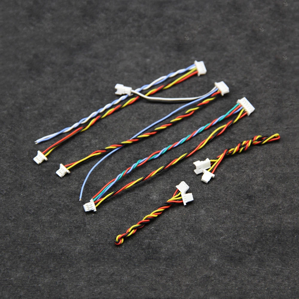 Силиконовый sh1.25 мм 3Pin 4Pin 5pin 6Pin 7Pin FPV кабель для подключения камеры Runcam Caddx Foxeer
