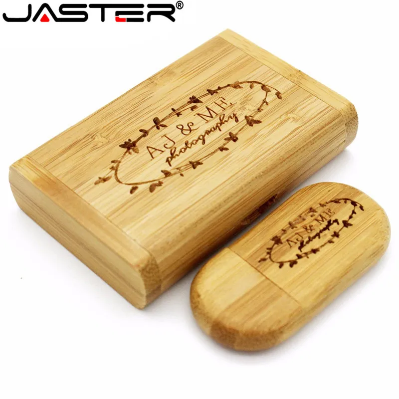 

JASTER (OVER 1 PCS free LOGO) wooden usb + box usb flash drive pendrive 4gb 8gb 16gb 32gb 64gb memory stick photography gifts