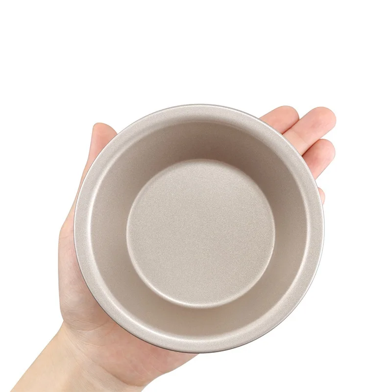 

5 Inch Mini Round Tart Pan Glod Easy To Clean Cake Pan Kitchen Accessioes