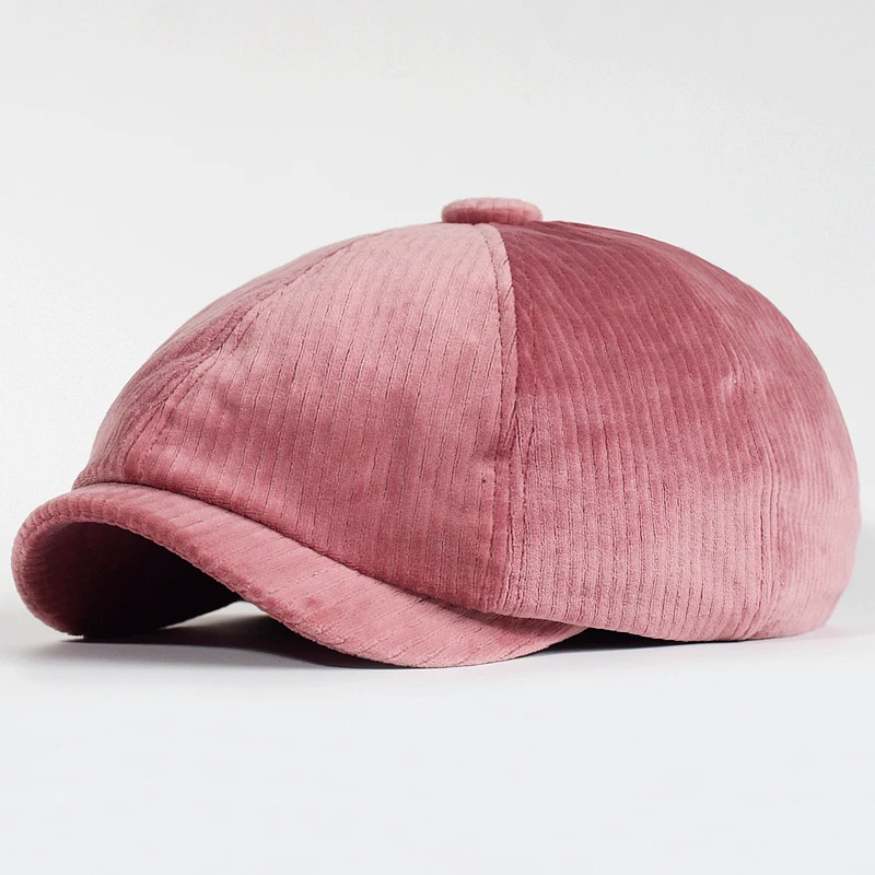 

Unisex Spring Autumn Winter Newsboy Caps Men And Women Warm Octagonal Hat For Male Detective Hats Retro Flat Caps