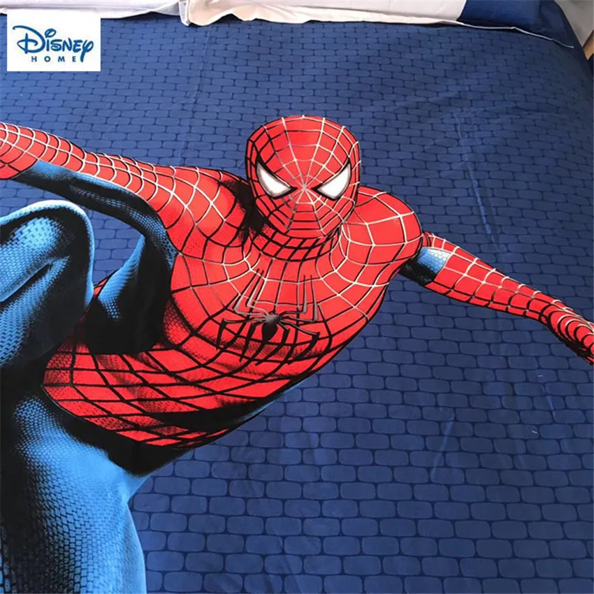 Disney с изображением героев фильма Марвел мстители Комплект постельного белья 3d