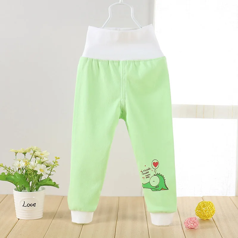 Новые штаны для маленьких мальчиков детские брюки с высокой талией хлопковые
