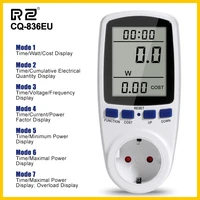 rz ac power meters 230v digital wattmeter energy meter consumption watt monitor measuring outlet power analyzer