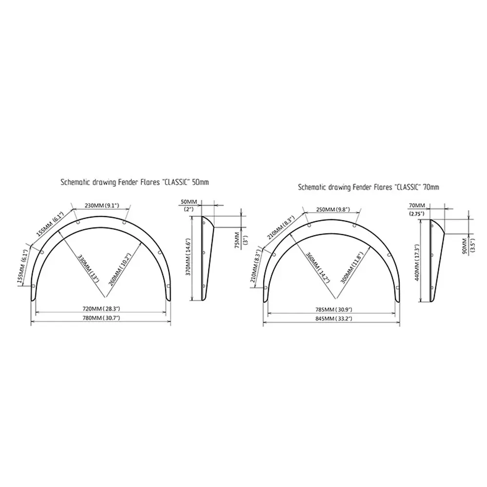 4 шт. Универсальный черный брызговик для автомобиля SUV полиуретановое колесо
