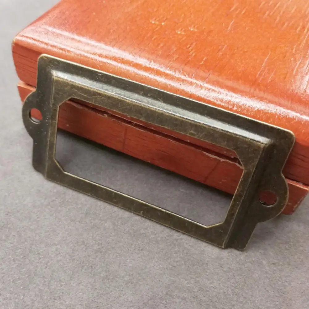 24 шт. 70 мм антикварная этикетка коробка ручка ящика рамка открытки apotecary