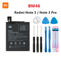 Xiao 100  Orginal BM46 4050mAh Battery For Xiaomi Redmi Note Note Pro BM46 Phone Replacement Batteries  Tools
