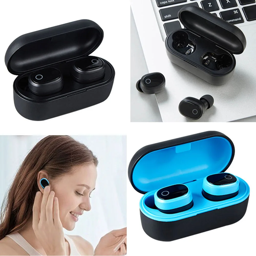 

Wireless Earbuds Bluetooth 5.0 Earphone Headphones Handsfree Noise Cancellation Gaming Headset Sports for Phone Android & IOS