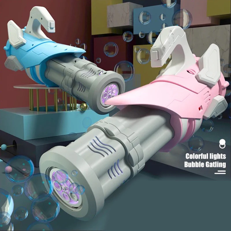 

Automatic Bubble Machine Huge Amount Bubble Maker With Sound and Soft Light Blower Bubble Toy for Kids Children Boy Girl HUG