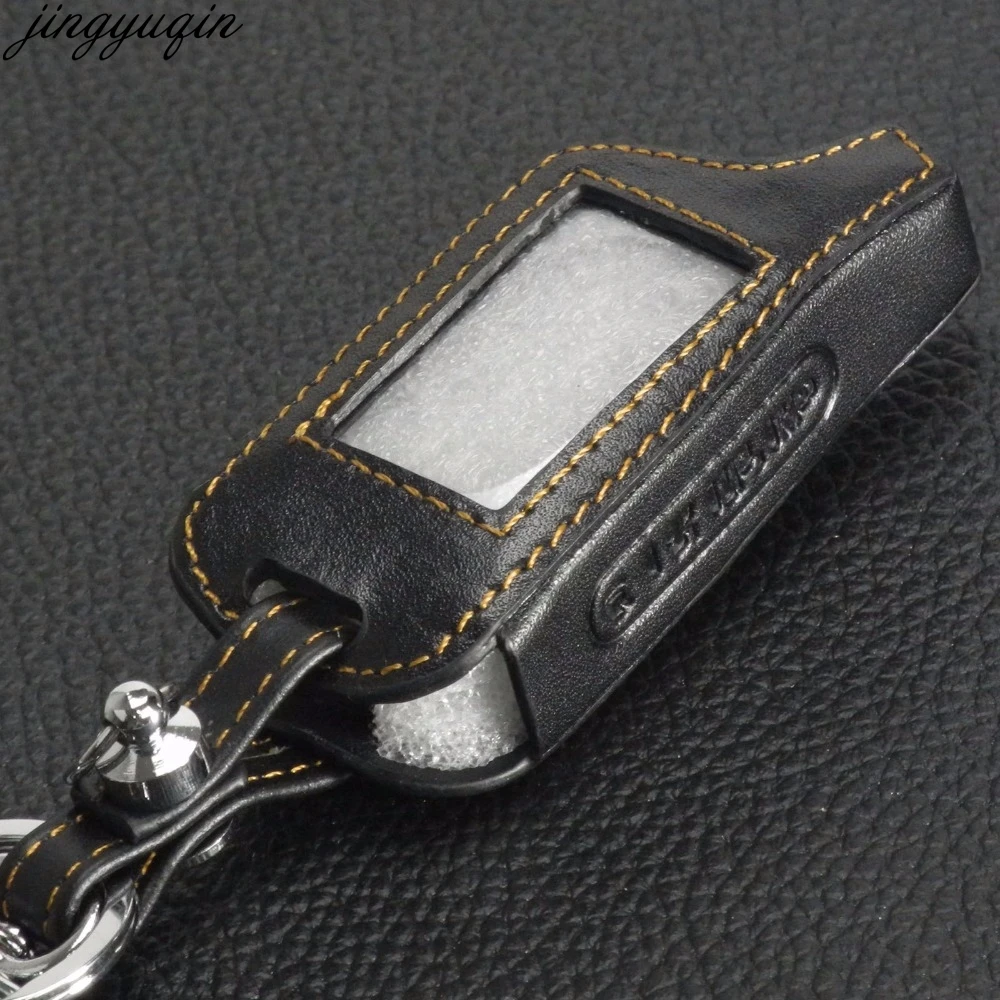 4 кнопки кожаный чехол для ключей X5 русской версии автомобиля безопасности