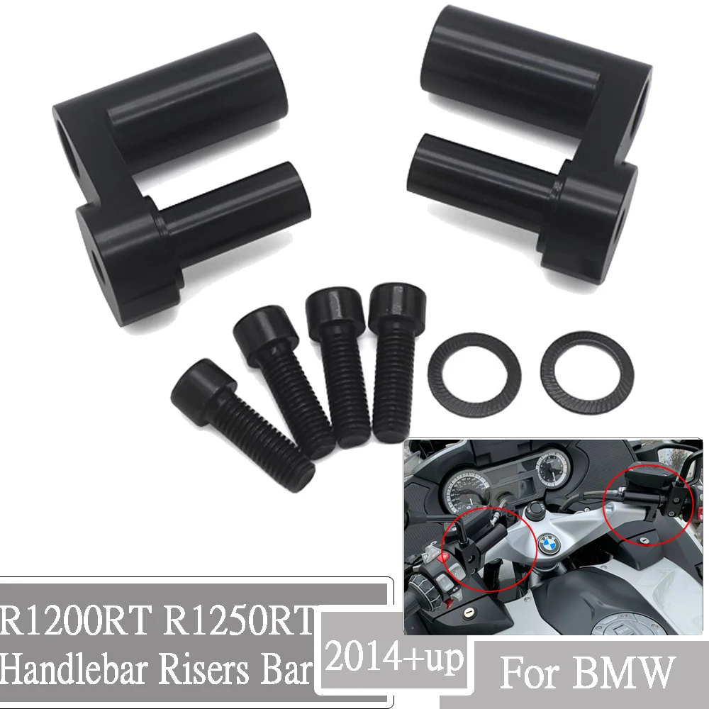 

Adjustable Handlebar Riser Kit 1.625" For BMW R1200RT R1200 RT R1250RT R1250 RT 2014 2015 2016 2017 2018 2019