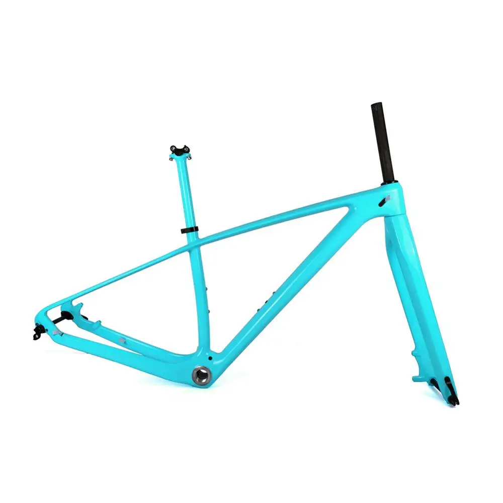 Spcycle 650B/27,5 er/29er MTB горный велосипед рамы из углеродного волокна, 142 мм через мост MTB велосипед карбоновые рамы 1" /17"/19" - Цвет: 29er 17Inch Matte