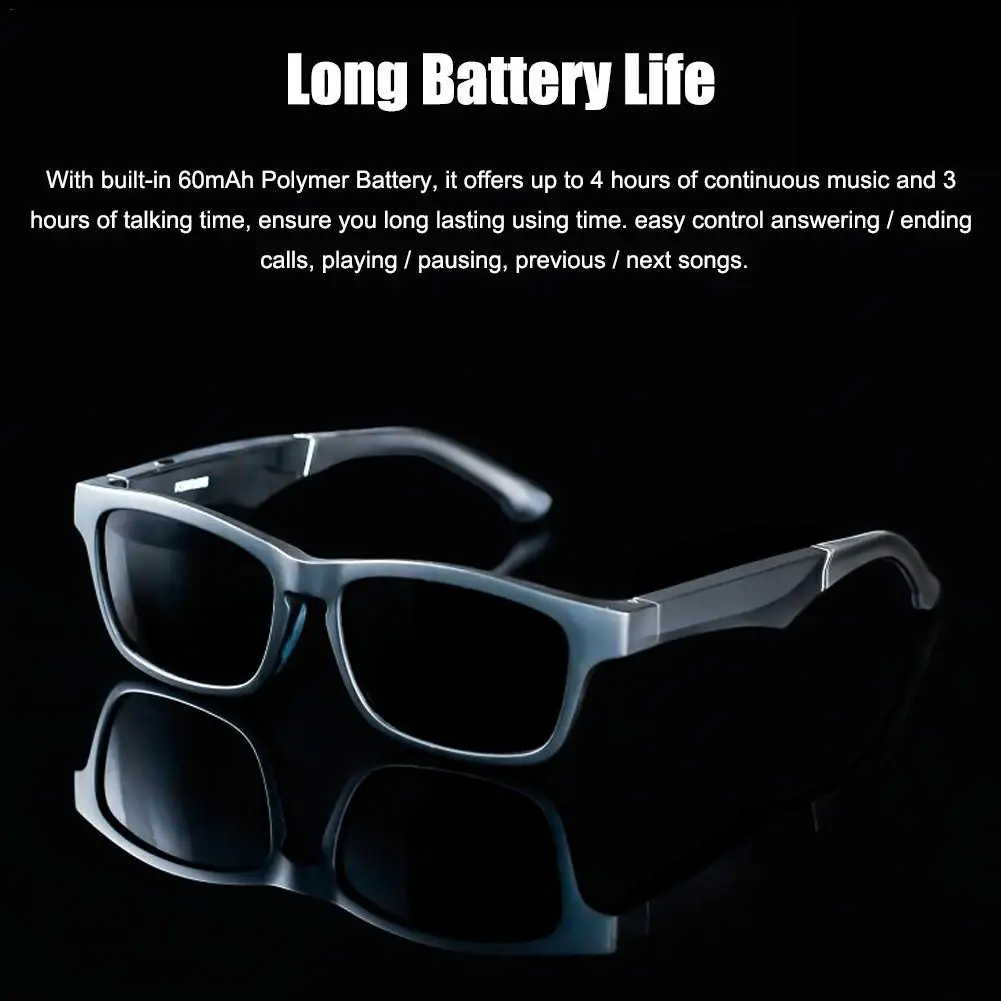 

K1 Open Orientation Audio Glasses Smart Wireless Bluetooth Headset Glasses Car Sports Anti-Blue Bluetooth Glasses For Men Women