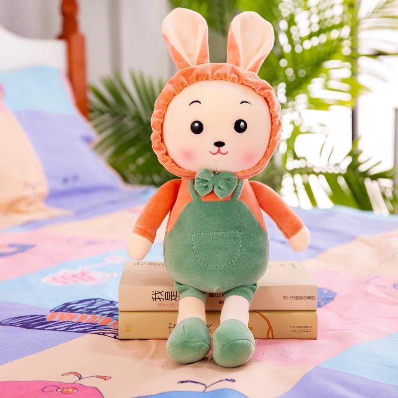 Милый большой кролик пара кукла плюшевая игрушка милый розовая девочка подарок