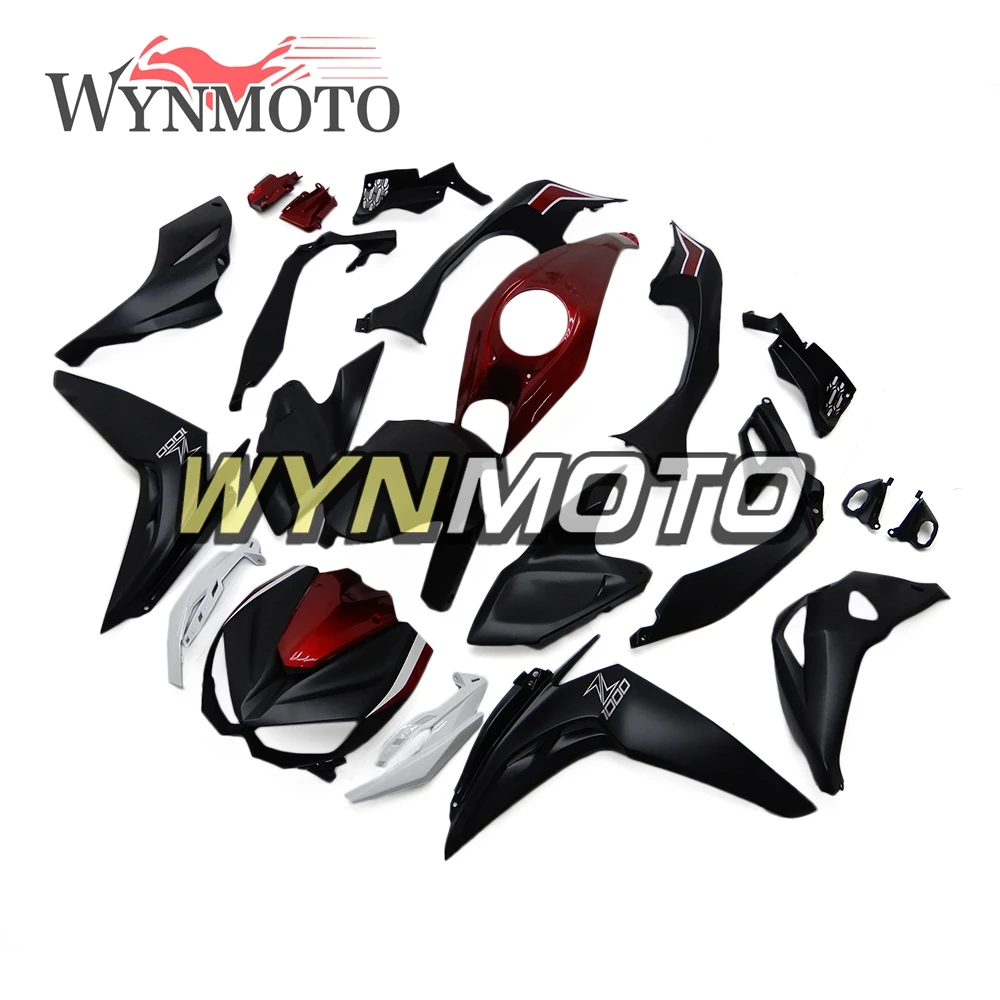 

Z1000 14 15 16 Candy Red and Black Fairings For Kawasaki Z1000 2014 2015 2016 ABS Injection Plastic Motorbike Body Kits