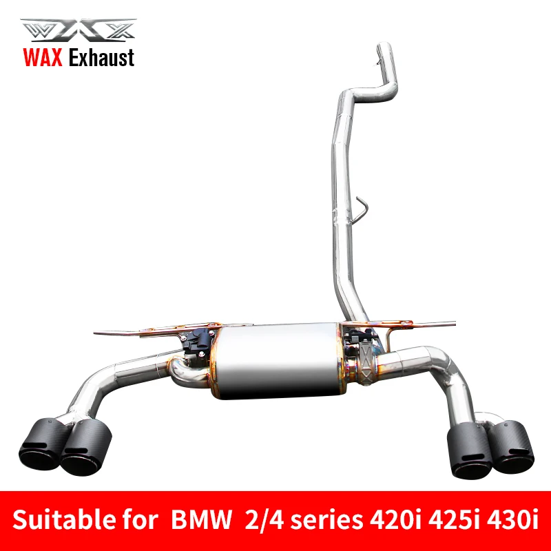 

Высококачественная выхлопная труба из нержавеющей стали 420i 425i 430i с клапанами для BMW серий 2/4