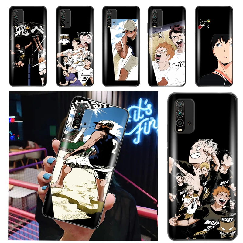 

Oya Haikyuu Love Volleyball Phone Case For Redmi Note 9 9T 9A 9C 9S Pro Max Luxury TPU Soft Coque Cool Funda Anime Personalised