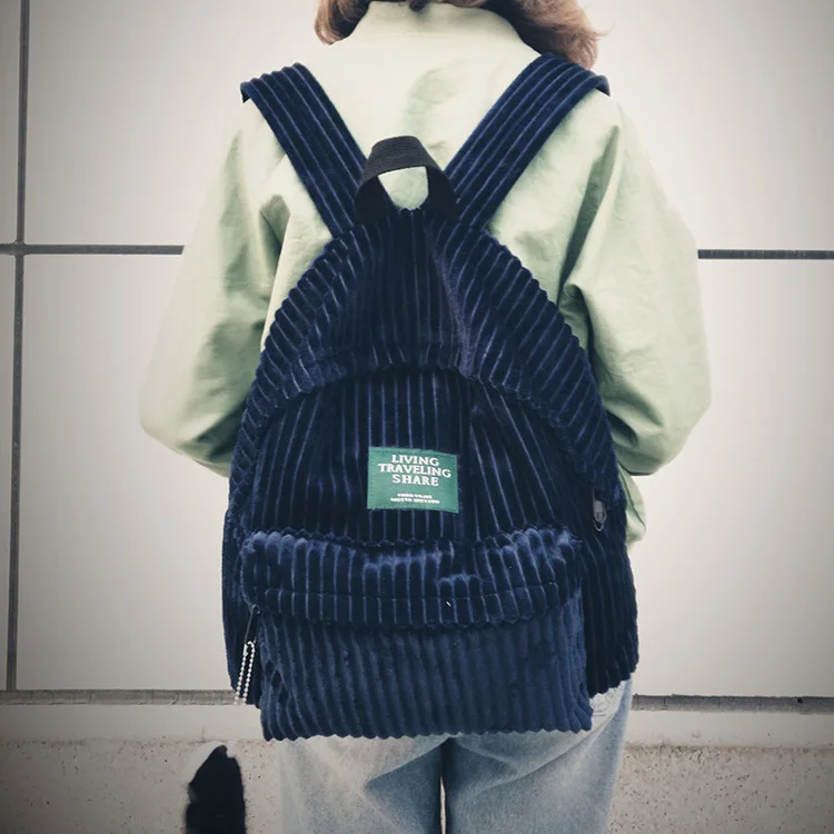 Женский школьный рюкзак WEIXIER вельветовый для подростков LW-02 2019 | Багаж и сумки