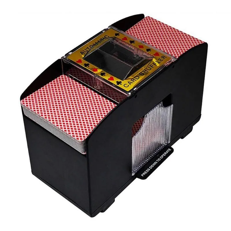 

Board Game Poker Shuffler Laying Cards Shuffling Machine Electric Automatic Poker Shuffler Perfect For Bridge Or Poker