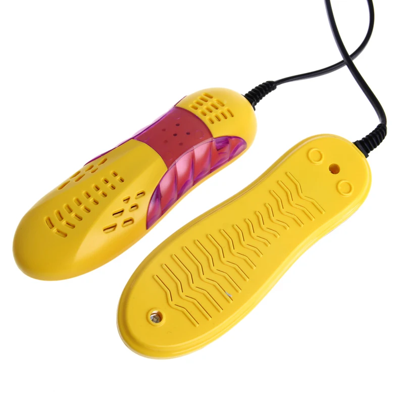 

220V 10W EU Plug Racing Car Shape Light Voilet Shoe Dryer Odor Deodorant Heater Q1FE