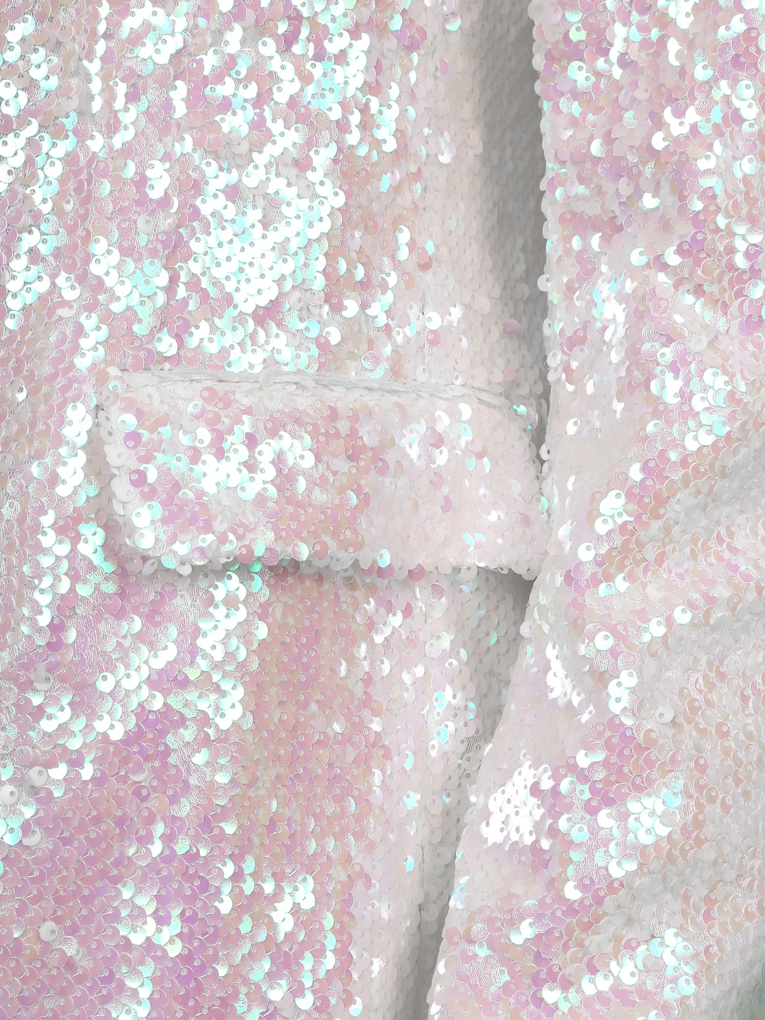 

Men's Shiny Sequins Suit Jacket Blazer Lapel Collar Long Sleeve Party Suit Coat Tuxedo for Prom Pageant Banquet Wedding Costume
