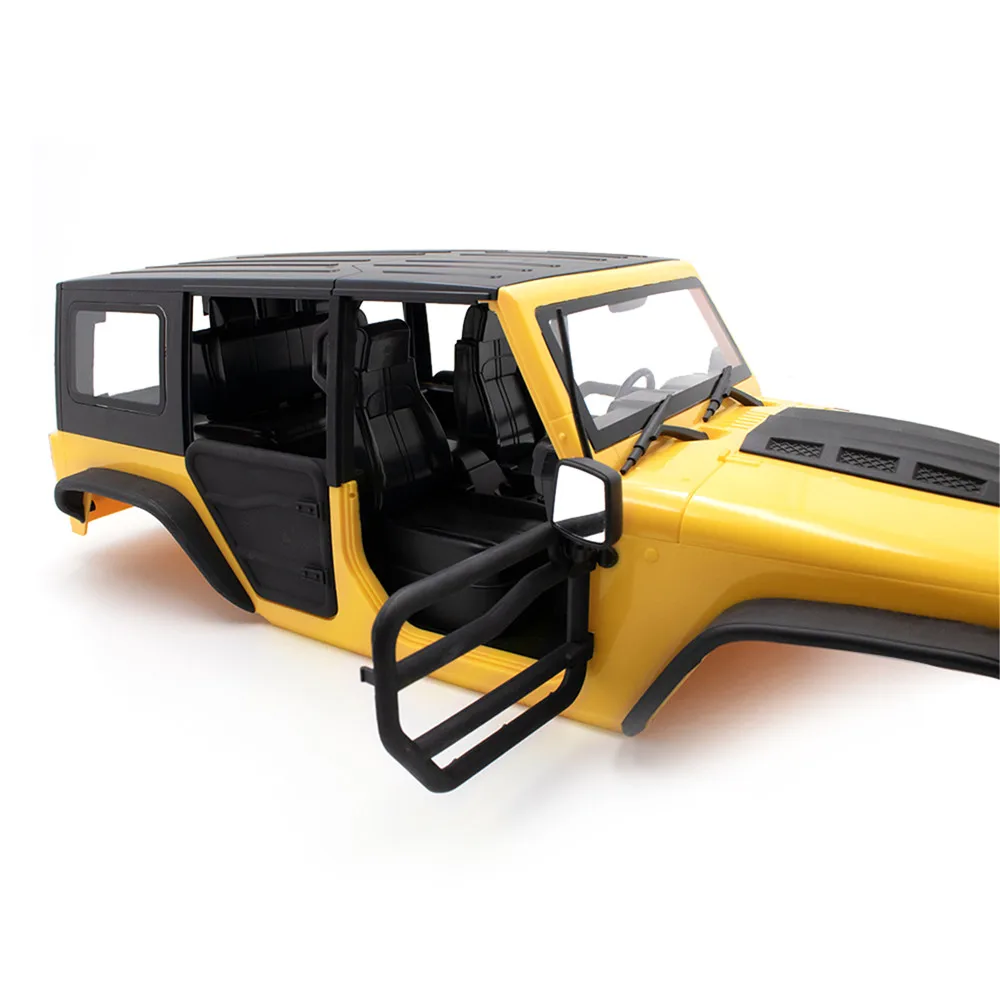 Передняя и задняя половина двери трубы Рельсы двери для 1/10 Axial SCX10 II Jeep Wrangler тело RC Гусеничный автомобиль Запчасти Аксессуары