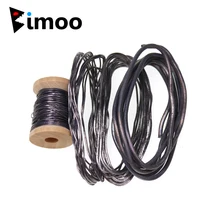 Bimoo 0.5mm 0.8mm 1mm 2mm Soft Round Fly Tying Lead Wire Material Nymph Body Streamer Weighted Thread