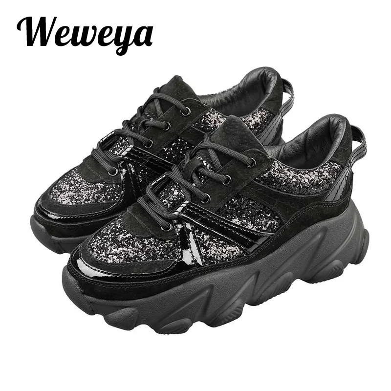 Женская осенне-зимняя обувь с блестками | Обувь