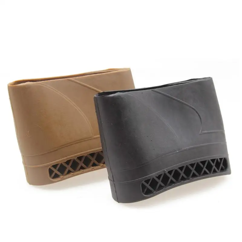 

1pc Hunting Rifle Rubber Recoil Pad Slip-On Buttstock Shotgun Shooting Extension Shotgun Gun Butt Protector Rubber fast shipping
