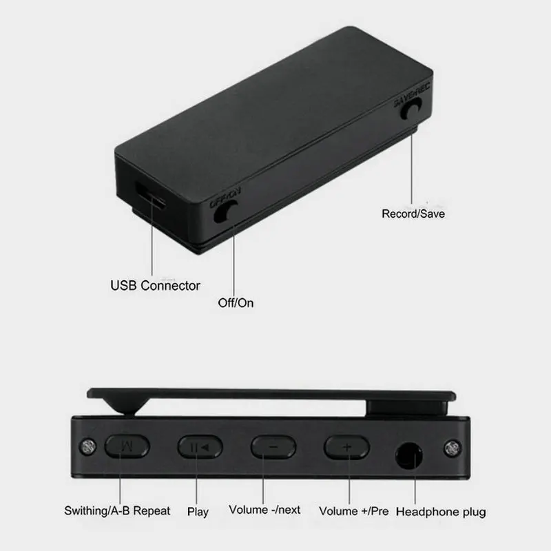 Звукозаписывающее устройство Telele U3 профессиональный чип AT2127 цифровой