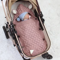 baby sleeping bags envelopes 0 6m newborn bebes swaddle wrap sleepsacks for stroller 7535cm infant kids accessories cartoon fox