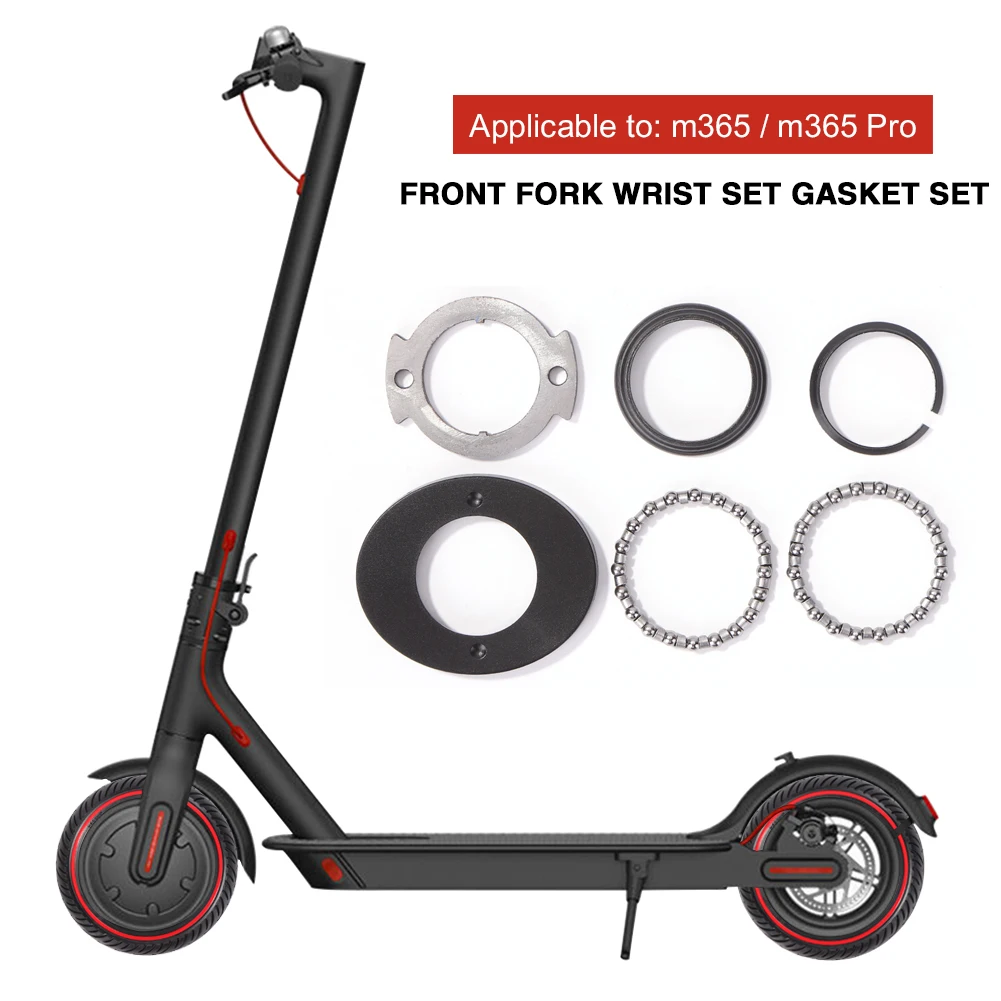 

Комплект для руля Xiaomi Mijia M365/M365 Pro, подшипник для электрического скутера, пластиковые распорки