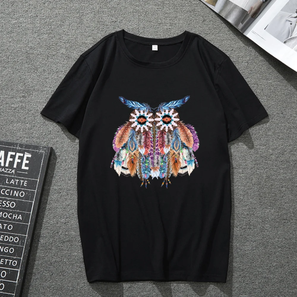 

T-shirt Men and Women Funny Pattern Creative Personality Printing Series Top Commuter Black Soft Men and Women Breathable Top
