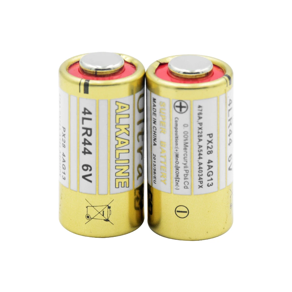 YCDC 2 шт. 4LR44 6V 150 мА/ч сухой щелочной Батарея для дрессировки собак воротники A544 4034PX