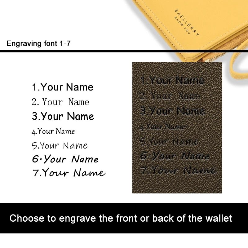 

Baellerry Newest Fashion Wallets Leather Card Holder Phone Womens Wallets and Purses Housekeeper Designer Female Purse